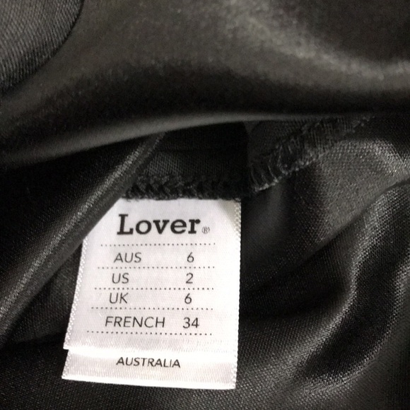 Lover Women 2 Mademoiselle Mini Dress Black Lace New with Tags Runs Small. - Picture 9 of 10